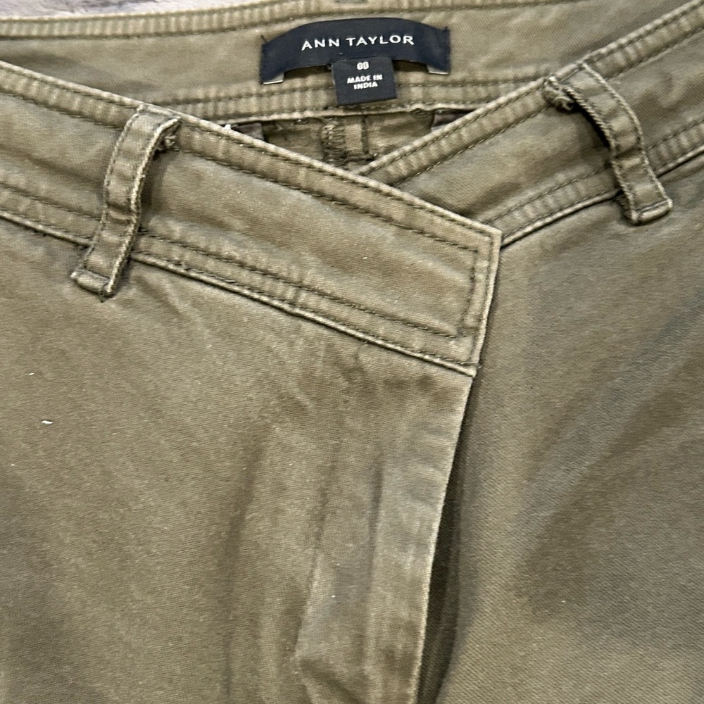 Ann Taylor Olive Green Wide Pants y.